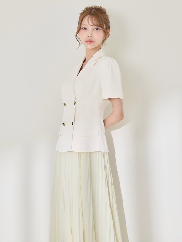 アイボリー　モデル：るりぴ　身長：165cm　着用サイズ：7号(Sサイズ)