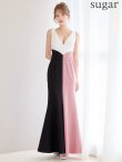 ブラック×ピンク　モデル：るりぴ　身長：165cm　着用サイズ：7号(Sサイズ)