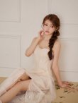 ベージュ　モデル：ももか　身長：156cm　着用サイズ：Sサイズ