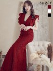 画像16: 【SETTAN/セッタン】総レース/ Vネック/ Aライン/ ワンピース/ ロングドレス/ キャバドレス long[OF2] (16)