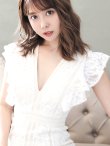 画像14: 【SETTAN/セッタン】総レース/ Vネック/ Aライン/ ワンピース/ ロングドレス/ キャバドレス long[OF2] (14)