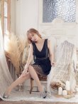 画像11: XS-Lサイズあり【SETTAN/セッタン】ケミカルレース/ ノースリーブ/ ミディアム丈/ Aライン/ ワンピース/ ミニドレス/ キャバドレス[OF2] (11)