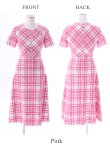 画像16: XS-Lサイズあり【SETTAN/セッタン】ツイード/ 半袖/ 袖あり/ フロントジップ/ ワンピース/ ミディアム/ミニドレス/ キャバドレス[OF2] (16)