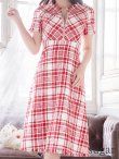 画像10: XS-Lサイズあり【SETTAN/セッタン】ツイード/ 半袖/ 袖あり/ フロントジップ/ ワンピース/ ミディアム/ミニドレス/ キャバドレス[OF2] (10)