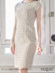 画像8: XS-Lサイズあり【SETTAN/セッタン】チェック/ ボートネック/ ショートスリーブ/ ミディアム丈/ ワンピース/ 胸閉じ/ミニドレス/ キャバドレス[OF2] (8)