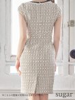 画像9: XS-Lサイズあり【SETTAN/セッタン】チェック/ ボートネック/ ショートスリーブ/ ミディアム丈/ ワンピース/ 胸閉じ/ミニドレス/ キャバドレス[OF2] (9)
