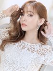 画像3: 【SETTAN/セッタン】総レース/ 長袖/ Aライン/ ひざ丈/ 袖あり/ ミディアム丈/ ワンピース/ ミニドレス/ キャバドレス[OF2] (3)