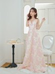 ピンクxゴールド モデル：杉山佳那恵　身長：158cm　着用サイズ：7号(Sサイズ)