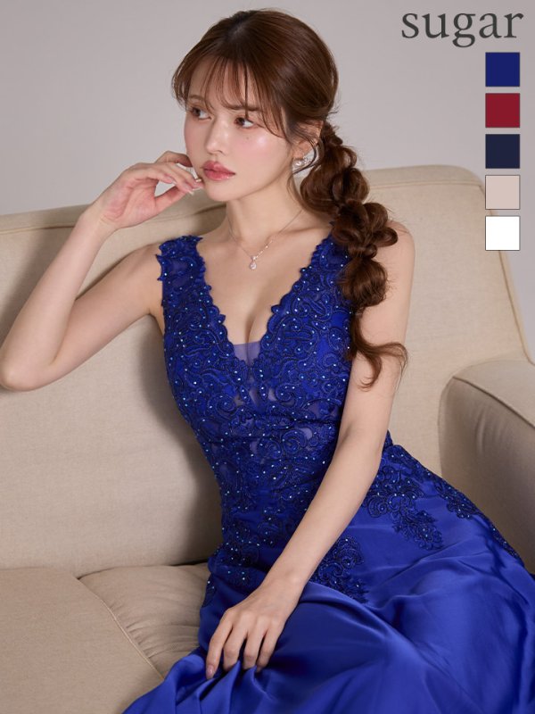 ロイヤルブルー　モデル：ゆめ　身長：160cm　着用サイズ：Sサイズ