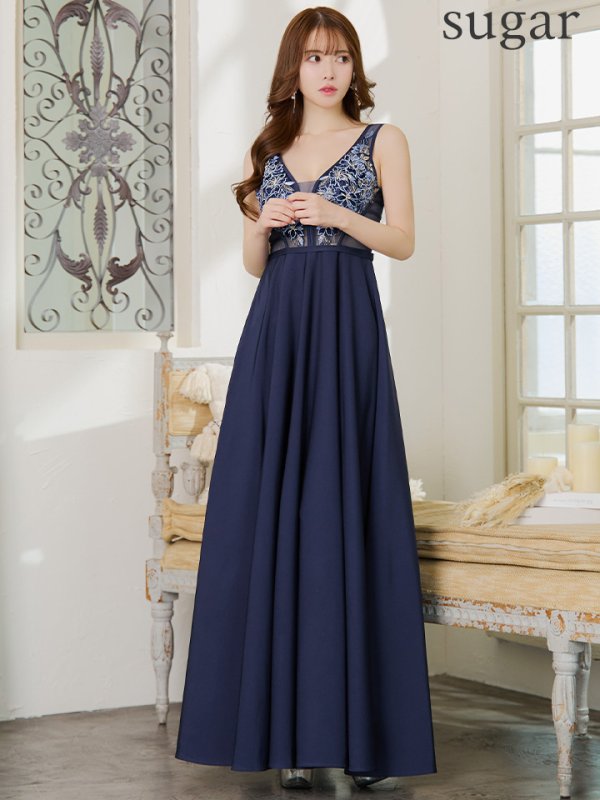 ネイビー モデル:ゆめ 身長:160cm:7号(Sサイズ)