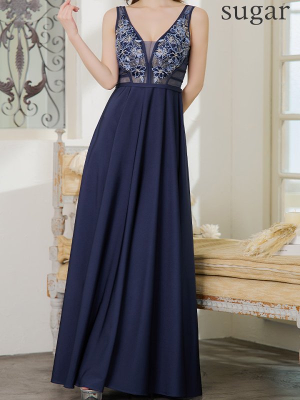 ネイビー モデル:ゆめ 身長:160cm:7号(Sサイズ)