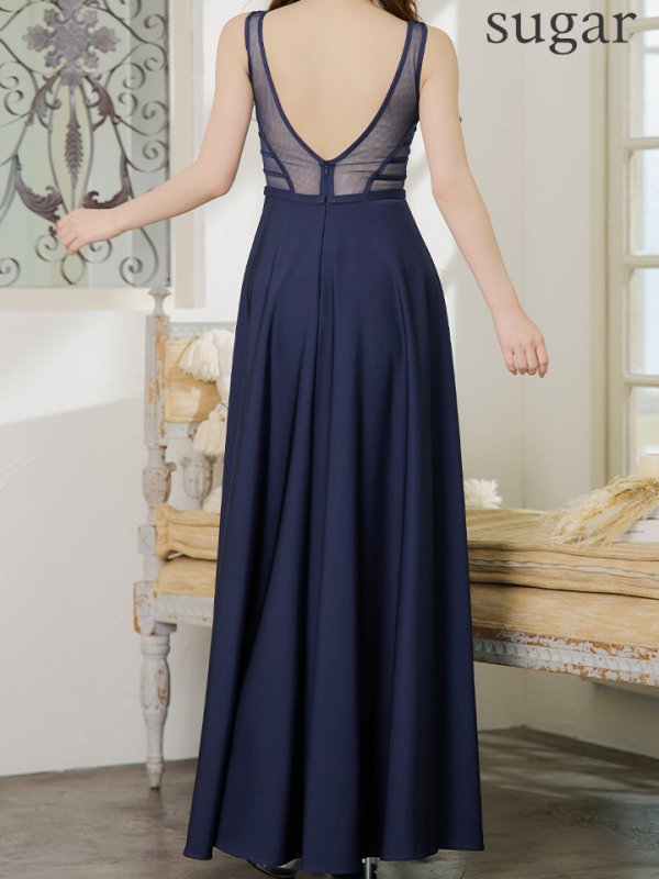 ネイビー モデル:ゆめ 身長:160cm:7号(Sサイズ)