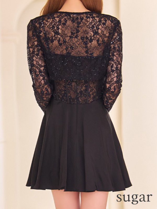 ブラック　モデル：にじほ　身長：160cm　着用サイズ：XSサイズ