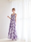 ホワイト×パープル　モデル：るりぴ　身長：165cm　着用サイズ：7号（Sサイズ）