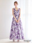 ホワイト×パープル　モデル：るりぴ　身長：165cm　着用サイズ：7号（Sサイズ）