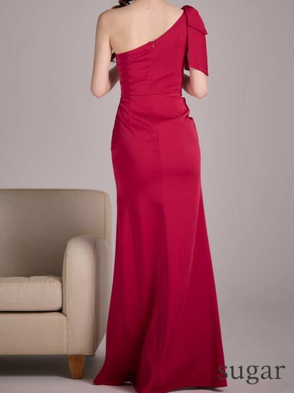 ワインレッド　モデル：ゆめ　身長：160cm_　着用サイズ：Sサイズ