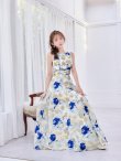 ゴールドxブルー モデル：りな　身長：160cm　着用サイズ：Sサイズ