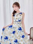 ゴールドxブルー モデル：りな　身長：160cm　着用サイズ：Sサイズ