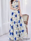 ゴールドxブルー モデル：りな　身長：160cm　着用サイズ：Sサイズ