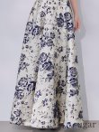 シルバーxネイビー　モデル：まりん　身長：164cm　着用サイズ：7号(Sサイズ)