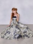 シルバーxネイビー　モデル：まりん　身長：164cm　着用サイズ：7号(Sサイズ)