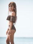 画像9: SALE！【ビキニ】【水着】オフショハイウエストビキニ[YMT] (9)
