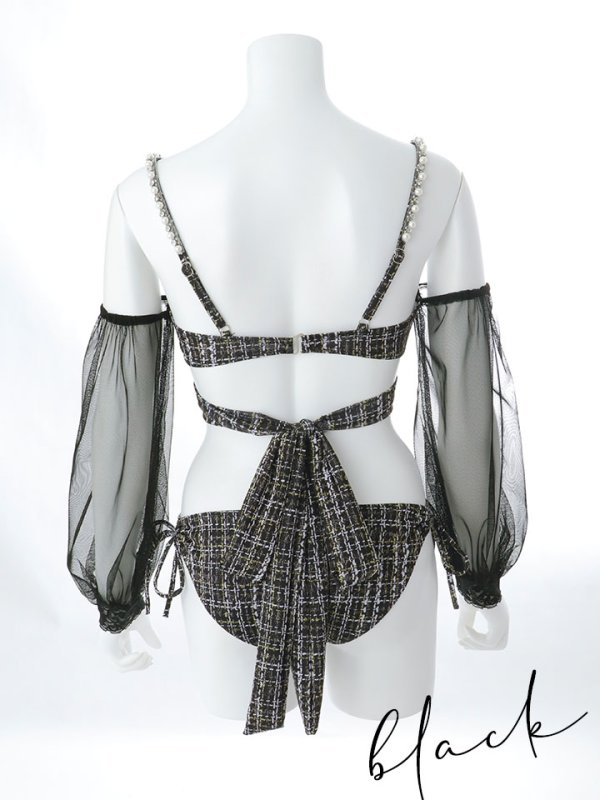 画像24: 【即日発送】【ビキニ】【水着】チェックホルターネックビキニ 2点セット [YMT] (24)