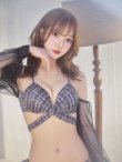 画像4: 【即日発送】【ビキニ】【水着】チェックホルターネックビキニ 2点セット [YMT] (4)