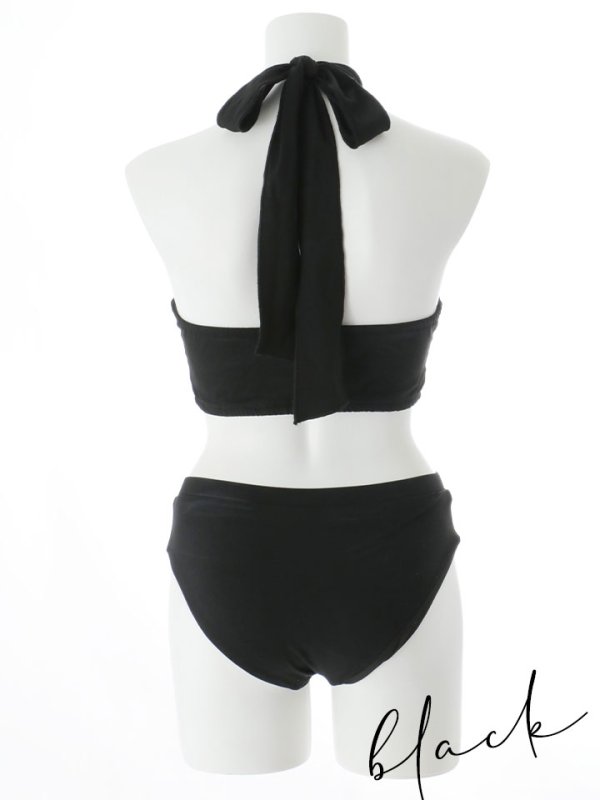 画像29: 【即日発送】【ビキニ】【水着】クロスホルターネックビキニ 2点セット [YMT] (29)