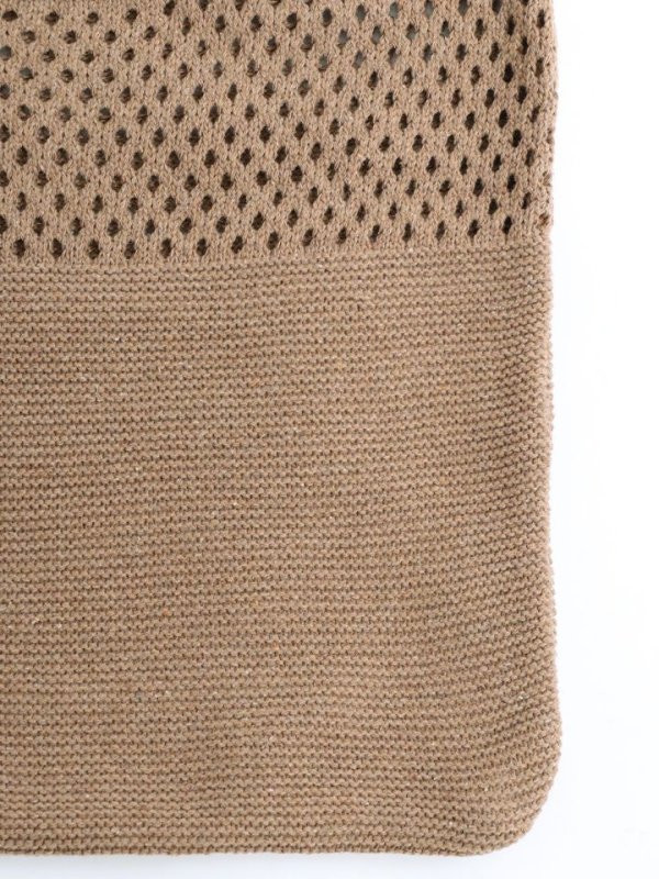 画像5: 【即日発送】【ビキニ】【水着小物：ビーチバッグ】ニットバッグ/ 2カラー[FB01] (5)