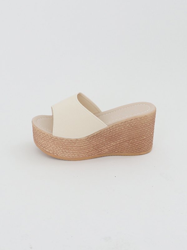 画像11: 【即日発送】【水着小物：ビーチサンダル】シンプルウェッジサンダル[YMT] (11)