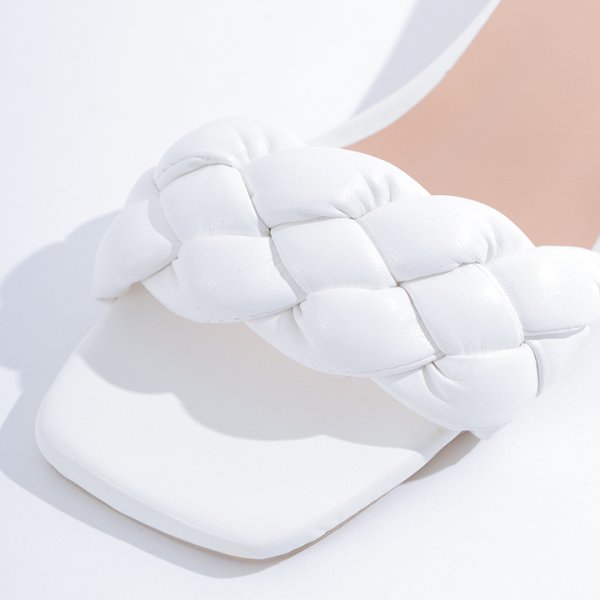 画像5: 【即日発送】【水着小物：ビーチサンダル】シンプルクリアヒールサンダル[YMT] (5)