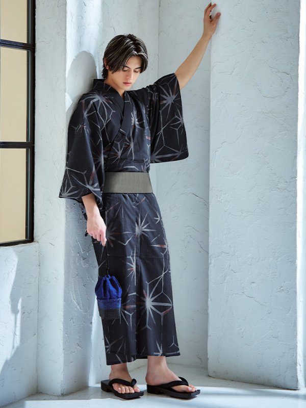 モデル：元之介　身長181cm　着用サイズ：Lサイズ