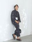 画像9: 【即日発送！】【メンズ浴衣】モザイクアート×ストライプ浴衣【浴衣・帯・下駄セット】OBI-MS-001-ok-5-W [YMT] (9)