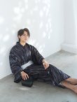 画像2: 【即日発送！】【メンズ浴衣】モザイクアート×ストライプ浴衣【浴衣・帯・下駄セット】OBI-MS-001-ok-5-W [YMT] (2)