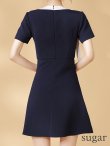 ネイビー モデル：まりん　身長：164cm　着用サイズ：7号(Sサイズ)