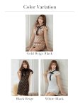 画像19: 【Andy /アンディ】ドットレース/ ハイネック/ 半袖/ タイト/ ミニドレス/ キャバドレス[FB03] (19)