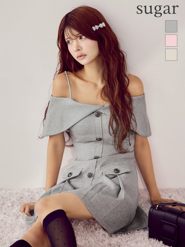 グレー　モデル：まりん　身長：164cm　着用サイズ：XSサイズ