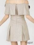ダークベージュ モデル：ゆめ　身長：160cm　着用サイズ：Sサイズ