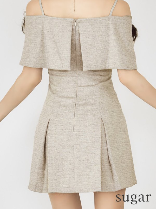 ダークベージュ モデル:ゆめ 身長:160cm 着用サイズ:Sサイズ