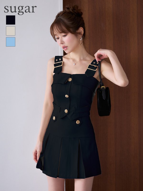 ブラック モデル：ゆめ　身長：160cm　着用サイズ：Sサイズ