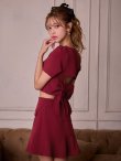 ワインレッド　モデル：るりぴ　身長：165cm　着用サイズ：Sサイズ