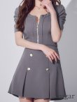 チャコールグレー　モデル：ゆめ　身長：160cm　着用サイズ：Sサイズ