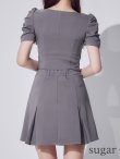 チャコールグレー　モデル：ゆめ　身長：160cm　着用サイズ：Sサイズ