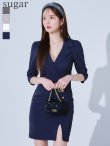 ネイビー　モデル：ゆめ　身長：160cm　着用サイズ：Sサイズ