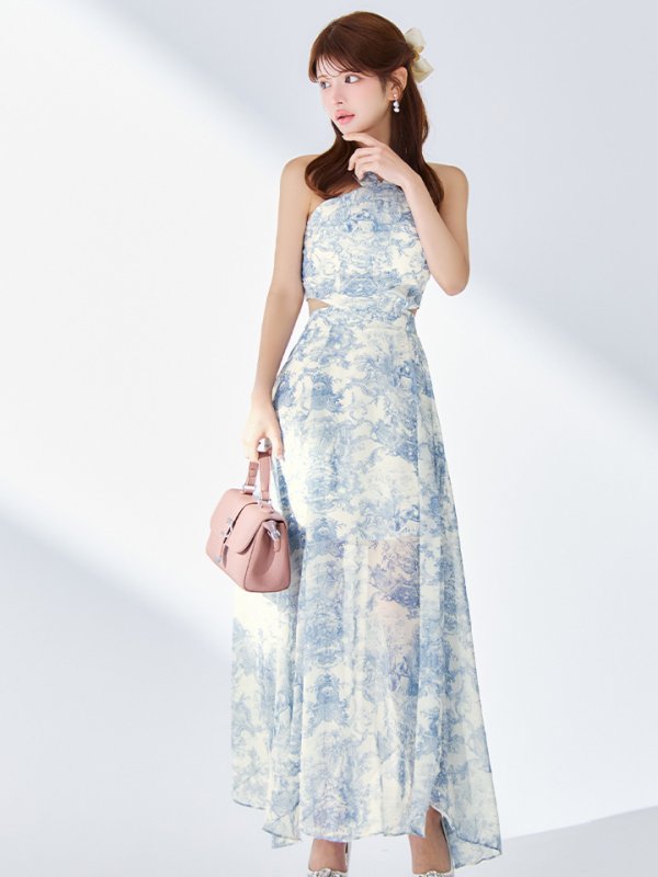 ブルー モデル：まりん　身長：164cm　着用サイズ：Sサイズ