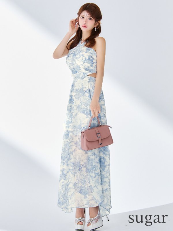 ブルー モデル：まりん　身長：164cm　着用サイズ：Sサイズ