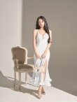 ホワイト　モデル：まおちゃる　身長：158cm　着用サイズ：Sサイズ