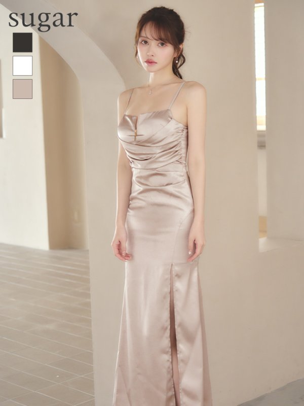 ベージュ モデル：ゆめ　身長：160cm　着用サイズ：Sサイズ