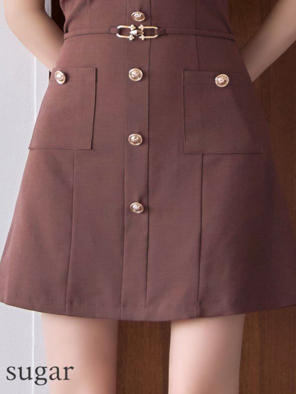 ブラウン モデル：ゆめ　身長：160cm　着用サイズ：Sサイズ